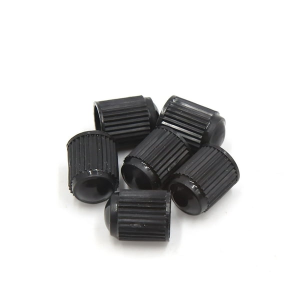 50x Black Plastic Car Truck Wheel Tire Valve Air Dust Cover Stem Cap Accessories